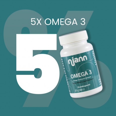 5 doboz Omega-3 extra friss halolajjal