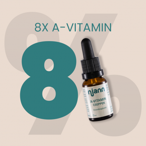 8 üveg A-vitamin